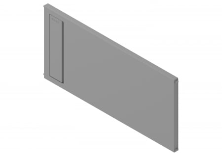 Trenner zu Magnetrahmen Ambia-Line - 211x100mm - Farbe Indiumgrau